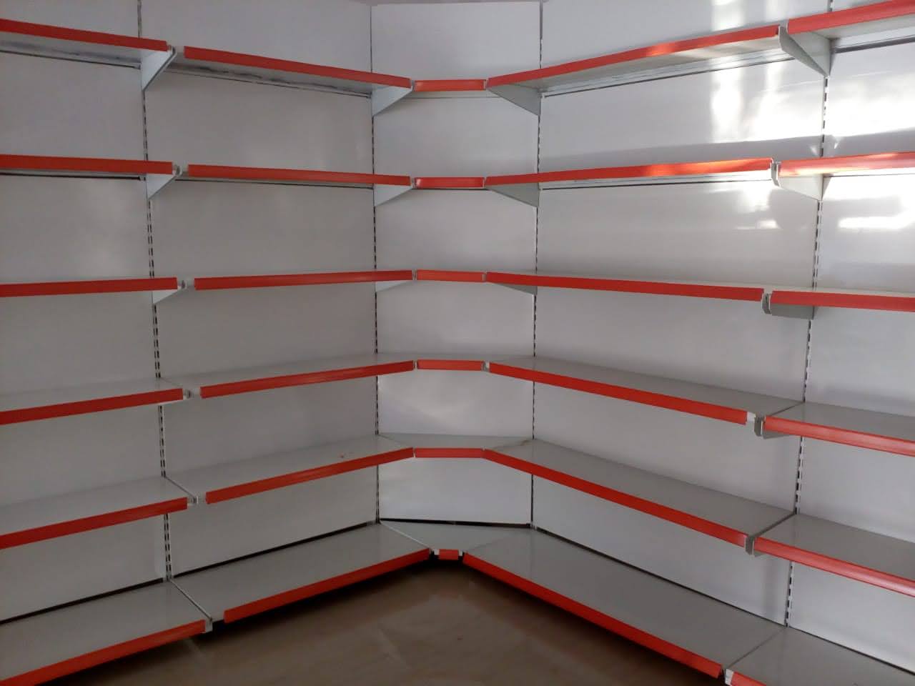 Corner Display Rack for Grocery